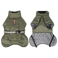 Miniatyrbillede 1 af 4: Efterårs- og vintertøj til store hunde, varm jakke til udendørs, reflekterende hundejakke, luksuriøst kæledyrstøj i mellem og store størrelser Army green 3XL