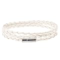Miniatyrbillede 1 af 5: Mode Kvinder Mænd Læder Flettet Manschet Armbånd Unisex Armbånd