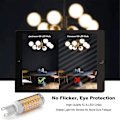 Miniatyrbilde 4 av 5: 6 stk LED-pære G9 88 LED SMD2835 Spotlight Lysekrone Halogen