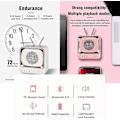 Pikkukuva 4 / 5: Retro Bluetooth-kaiutin, Vintage Kannettava Bluetooth-kaiutin Kannettava FM-radio Mini-kaiutin