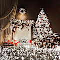 Miniatyrbilde 4 av 5: LED-lysstreng Utendørs Julelys 20m 200 LEDer Fjernkontroll