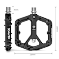 Pikkukuva 4 / 4: Ultralight-tiivistelaakeripyöräpolkimet Pyöräily Nylon Tie Bmx Polkimet Tasainen Alusta Pyörä A