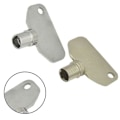 Miniatyrbilde 1 av 5: Tønnenøkkel Karbonstål Rørformet Nøkkel Hul Nøkkel For Bobil Motorhome Sink (Sølv) (2 stk)