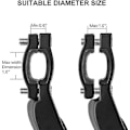 Miniatyrbillede 3 af 4: Cykel Støttefod Side Aluminium Legering Justerbar Universal