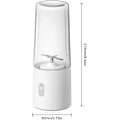 Miniatyrbilde 2 av 5: Bærbar Elektrisk Juicer, Blender, 350ml Trådløs Multifunksjonell Mini Usb Oppladbar Juicekopp