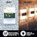 Miniatyrbillede 2 af 5: 2 stk. Solcelle-Væglampe Udendørs IP65 Vandafvisende Veranda Lampe