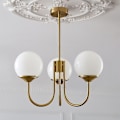 Pikkukuva 5 / 5: Led-riipusvalaisin Mid-Century 3/5 Valoa Sputnik-kattokruunut