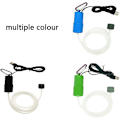 Pikkukuva 5 / 5: Mini USB Akvaarioilmapumppu Ilmakivet Letku Vihreä