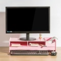 Miniatyrbillede 1 af 5: Multifunktionelt Computerbord Organizer Opbevaring Desktop Stativer