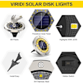 Miniatyrbillede 3 af 5: Solcelle-Udendørs Have Spotlys, 4-pak 16 Led Solcelle Spotlight Udendørs Belysning Ip65 Vandafvisende Stai