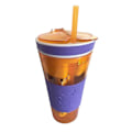 Pikkukuva 1 / 3: 2-in-1 Milkshake- ja Hedelmämehu Sekoituspullo Oljella