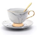 Miniatyrbilde 1 av 4: Vintage Kaffe- og Te-kopper og underkopper sett Porselen Tekopp Kaffe Kanne Sett