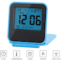 Miniatyrbild 5 av 5: Mini Vikbar Multifunktionell Bärbar LED-Klocka, Temperatur Kalender Datum (exklusive Batteri) blue