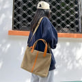 Miniatyrbillede 5 af 5: Canvas Crossbody Tasker til Kvinder Vintage Nylon Canvas Skuldertasker Mode Dame Skuldertasker Tote