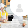 Miniatyrbillede 2 af 3: 3 stk Bryllupskage Stativ Kageøvelse Skum Rund Kage Dummy Polystyren Kage Dummy Kage Styrofoam Polystyren Kage Former