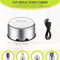Miniatyrbild 2 av 5: Jetec Cup Display Stand Turner Roterande Kristall Displaybas 360 Grader Tumblers Cup Display