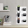 Miniatyrbillede 3 af 4: 6 Sæt Pegboard-Beholdere Pegboard-Kopper Med Kroge, Pegboard-Krog-Sortiment, Kroge Til Pegboard-Kop Ho (haoyi)-yuhao