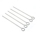 Miniatyrbillede 4 af 4: Rustfrit Stål Grillspyd Med Stativ Grillnåle Og Holder Sæt Genanvendelige Grillværktøjer