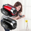 Miniatyrbilde 1 av 4: 2,7 tommers TFT LCD HD 720p digital videokamera med 16x zoom