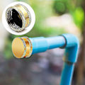 Miniatyrbillede 2 af 5: 4 stk. Havehusslange 3/4\" Hun-Gevindet Ende Messinghætte Med Skive Slangekobling Hætte Til Reparation af Lækkende Vandhane Sprinkler Reparationsværktøjer