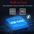 Miniatyrbillede 2 af 4: Android 9.0 TV Box Q Plus 4gb 64gb 32gb Smart TV Box H6
