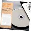 Pikkukuva 4 / 8: 100 kpl paperikotelot DVD-levyjen säilytykseen, valkoiset paperitaskut levyille
