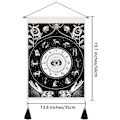 Miniatyrbild 2 av 5: Fatima-handens Väggbonader med fransar, Svart Onda Ögat Väggbonader, Astrologi Zodiac Konstellationer Väggkonst för Sovrum Vardagsrum, 35x50