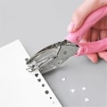 Pikkukuva 2 / 5: Reikähalkaisijapihdit Yksittäinen reikäleikkaaja Käsin paperin scrapbooking-leikkaimet. (vaaleanpunainen) 1 kpl)