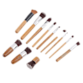 Miniatyrbillede 4 af 5: 11 stk. Bambus Håndtag Foundation Blending Makeup Pensler Sæt