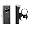 Pikkukuva 4 / 5: 30 000 lumenin pyörävalo 10 000 mAh USB-ladattava akku LED-pyörävalo etuvalo MTB vedenkestävä taskulamppu -yuhao
