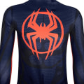Miniatyrbillede 3 af 4: Voksne Spider-Man: Across The Spider-verse Kostume Morales Jumpsuit Fancy 180