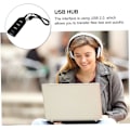 Pikkukuva 3 / 8: 2 kpl USB 2.0 Hub Käytännöllinen USB-jakaja 4-porttinen laajennin kodin ja toimiston mukavuuteen