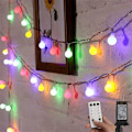 Miniatyrbillede 4 af 5: Globe Ball Lysstreng 100m 800leds Feelysslyng 8 Tilstande Fjernbetjening