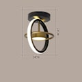 Miniatyrbilde 5 av 5: 24cm LED Taklampe Moderne Nordisk Geometrisk Veranda