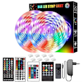 Miniatyrbilde 2 av 5: LED Smart Strip Lights RGB Musikk Synkronisering Fargeskiftende Lys