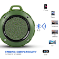 Pikkukuva 4 / 5: Pyöräily Bluetooth-kaiutin Auto Ulkoilma Urheilu Ääni Mini Kannettava Matkapuhelin Kortti Subwoofer Green