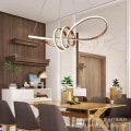 Miniatyrbild 5 av 5: Hängande LED-lampa Designer Lyxig Matrum Dimbar