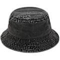 Pikkukuva 1 / 5: Sajy Vintage Puuvillainen Bucket Hat Pesty Retro Ulkoilma Kalastus Aurinkohattu - Musta