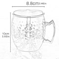 Miniatyrbilde 4 av 4: Vinglass i rustfritt stål, metallvinglass, champagne, kjøkken