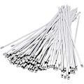 Miniatyrbilde 2 av 5: 100 stk 11,8 tommer rustfritt stål låsbare kabel metall zip-ties