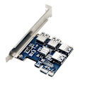 Miniatyrbild 1 av 5: Nytt PCI-E 1 till 4 PCI Express 16x kort