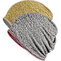 Miniatyrbilde 1 av 5: Hatt for menn og kvinner i bomull, avslappet beanie, myk og lett løpehatt, kort hatt for voksne, kjemisk hatt, avslappet hatt Red*yellow