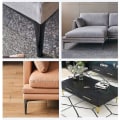 Miniatyrbillede 2 af 5: Møbelben X4, Europæisk Sofa Tv Bord Støttefødder, Bord Badeværelsesskab Ben, Guld 18cm