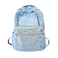 Miniatyrbillede 1 af 5: Denim Simple Udendørs Rygsæk Light Blue