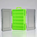 Miniatyrbilde 5 av 5: To-sidig Fiske-Lure Oppbevaringsboks Fiskeutstyr Beholder Organizer (grønn) (1 stk)