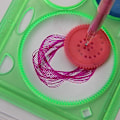 Pikkukuva 1 / 5: 2 kpl/setti Spirograph Geometrinen Viivoitin Oppimisen Piirtotyökalu