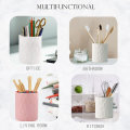 Miniatyrbillede 4 af 5: Penholder, nordisk stil silikone vandtæt blyantholder til skrivebord, enkel moderne minimalistisk makeup-arrangør, multifunktionel kontorartikler til hjemmet