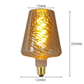 Pikkukuva 2 / 5: E27 220-240v 2300k 4w LED Pöytälampun Pieni Polttimo (kulta)