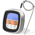 Miniatyrbild 4 av 5: Digital Kötttermometer Kök, Stektermometer, Grilltermometer, Digital Termometer Med LCD-Timer, Temperaturgivare För Ugn Kött Ugn Mat