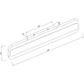 Miniatyrbillede 2 af 5: 14w Spejlslampe Vægslampe Badeværelse Kold Hvid 7200k Led 900lm Moderne Indendørs Badeværelseslampe Badeværelsesbelysning 40cm [Energiklasse E]